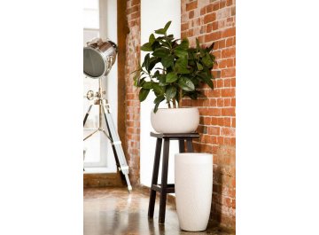 Кашпо Лотус Высокое Круглое D24 H46 MESHV24-AW