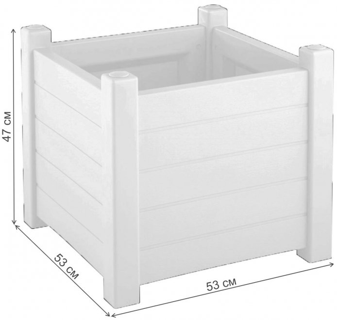 Кашпо Прованс бежевое