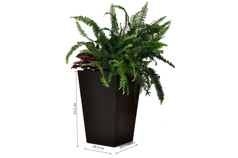 Кашпо Рошель коричневый