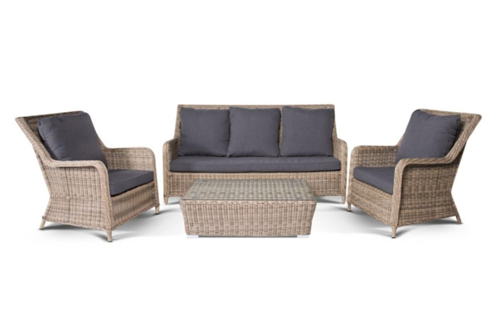 Комплект для отдыха из ротанга Дживан соломенный