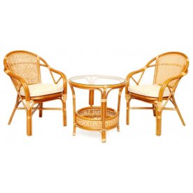 Комплект обеденный Ellena коньяк