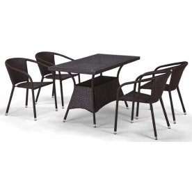 Обеденный комплект 4+1 T198D Y137C-W53 4Pcs