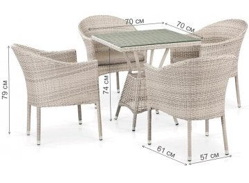 Обеденный комплект T706 Y350-W85 4