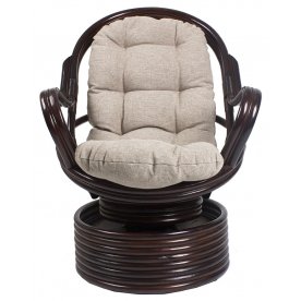 Кресло-качалка Davao с подушкой / орех