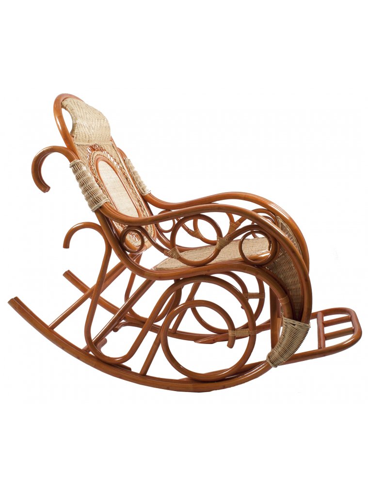 Кресло-качалка Stuart / коньяк