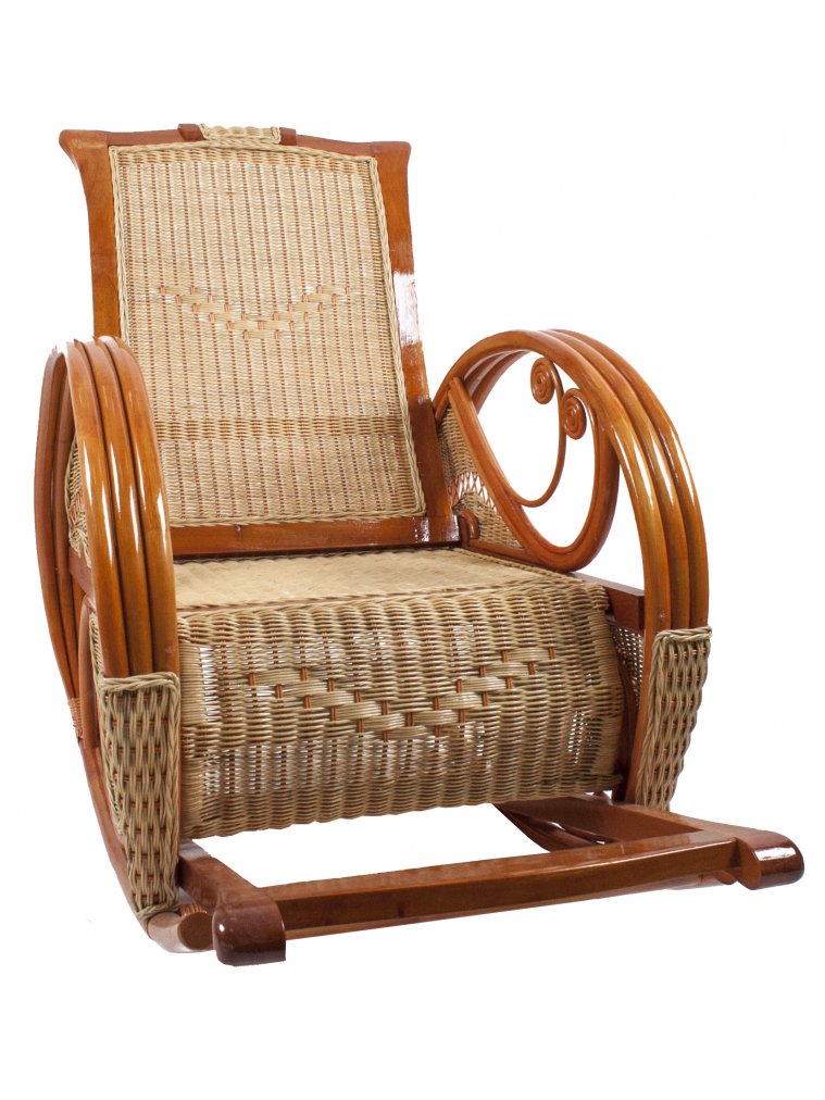 Кресло-качалка Valua коньяк