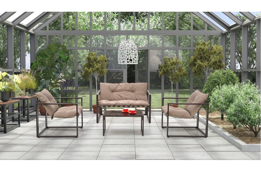 Обеденная группа Shark капучино