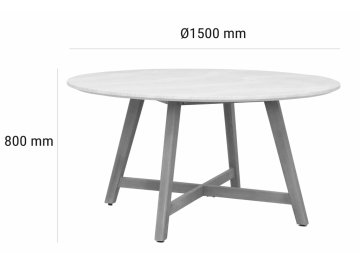 Комплект деревянной мебели Mali натуральный