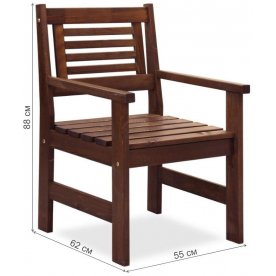 Обеденный комплект из дерева Хольмен