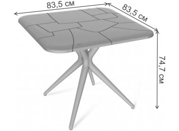 Обеденный комплект из пластика SHT-DS205