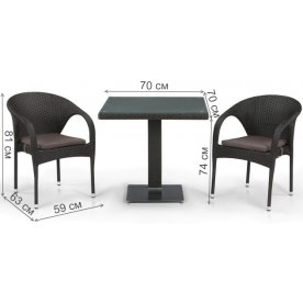 Обеденный комплект T605SWT Y290W-W53