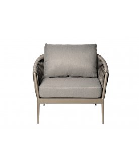 Металлическое кресло Муза 39AR-KRES-3691 ser серое