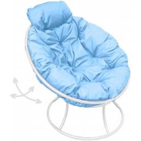Металлическое кресло Папасан мини