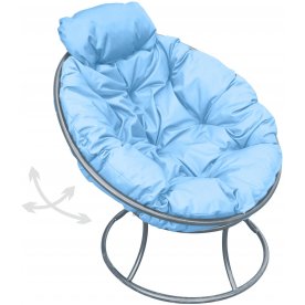 Металлическое кресло Папасан мини