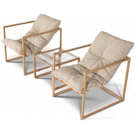 Металлический стол Лео