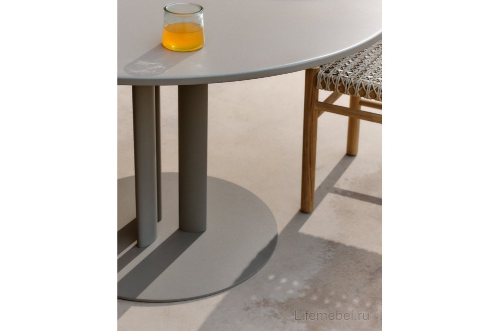 Металлический стол Sedalis серый