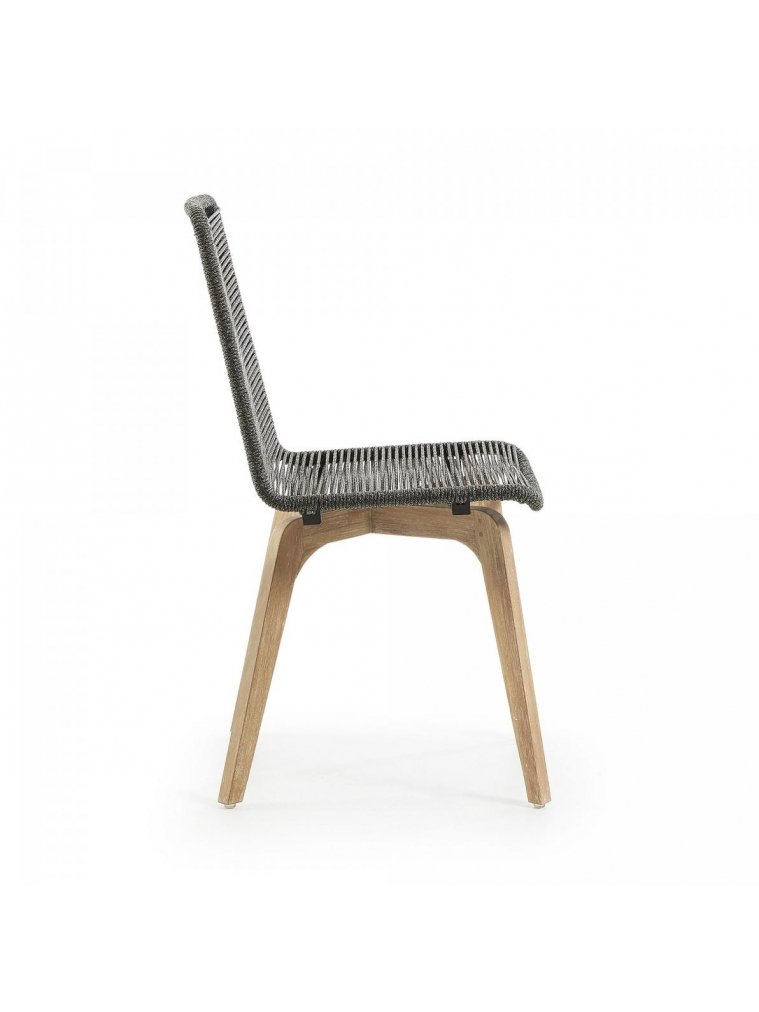 Деревянный стул Glendon серый