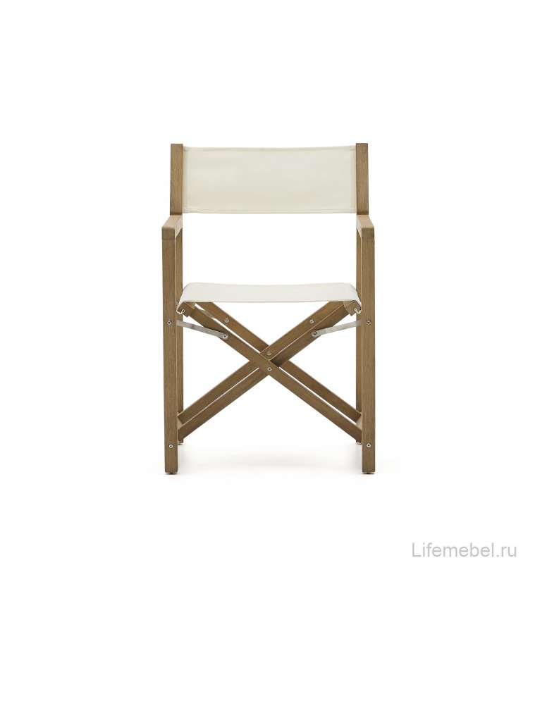 Деревянный стул Vilara белый / натуральный