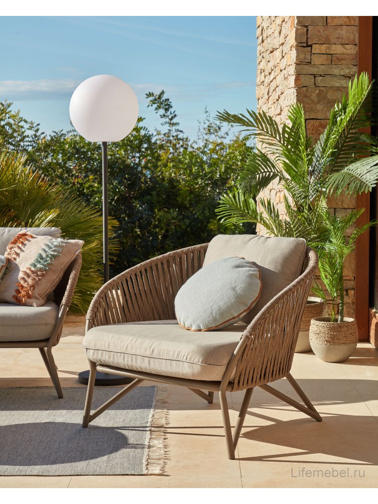 Кресло Branzie серое