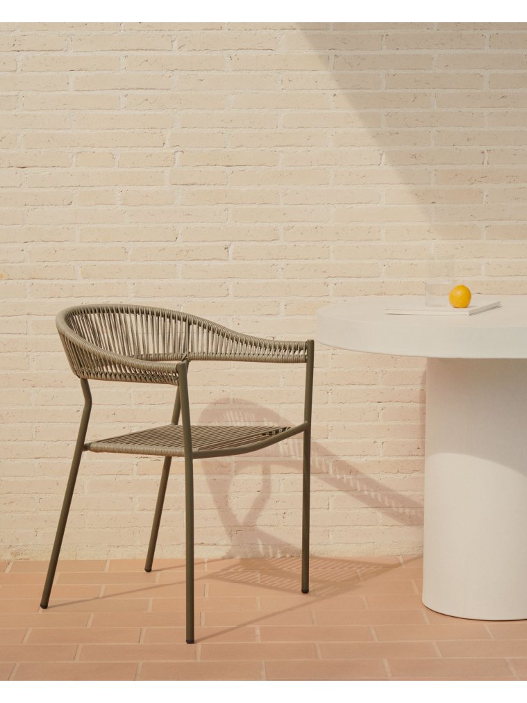 Металлический стул Futadera зеленый