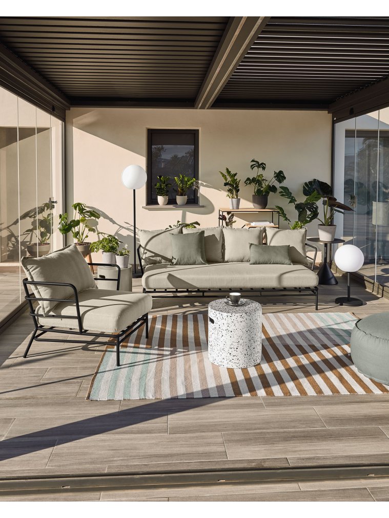 Металлический стул Mareluz бежевый