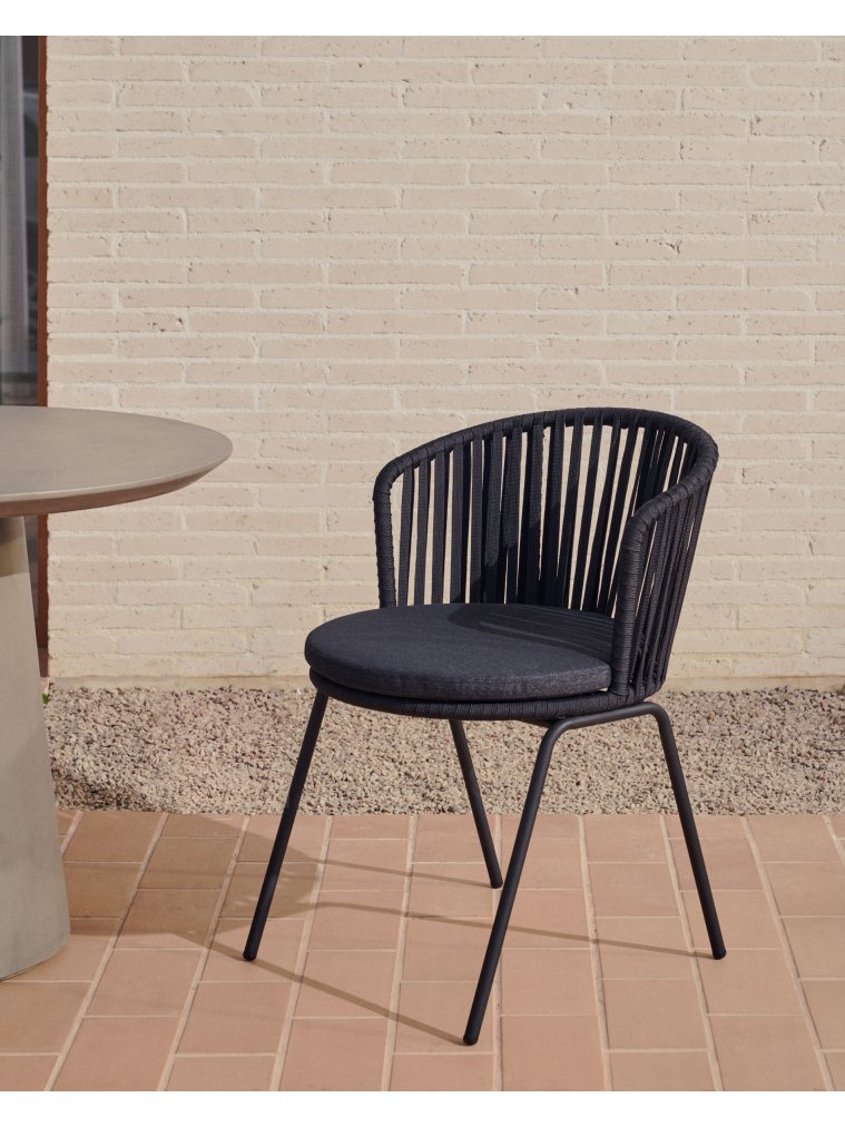 Металлический стул Saconca черный