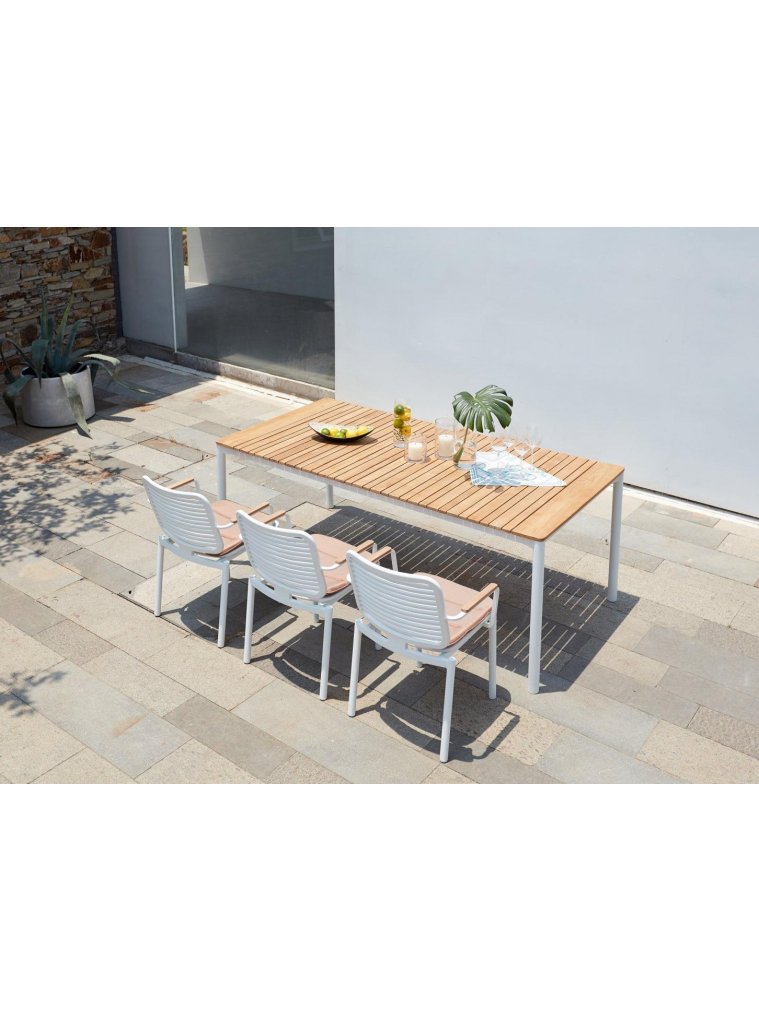 Металлический стул TAG/11002-014-034 терракотовый / белый