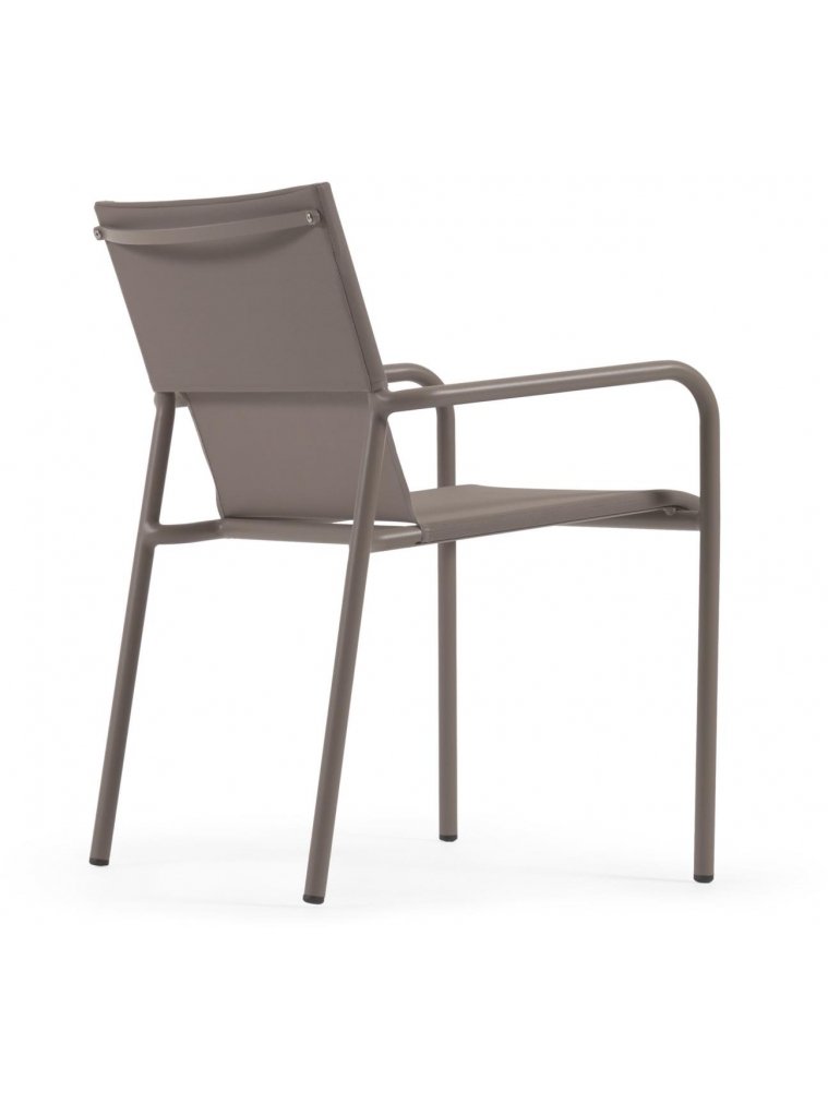 Металлический стул Zaltana коричневый