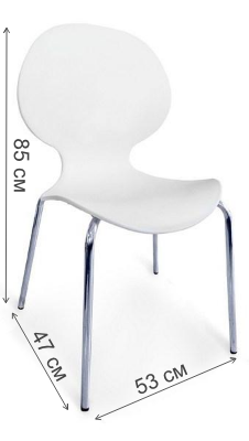 Стул Bary SHF-008-W белый