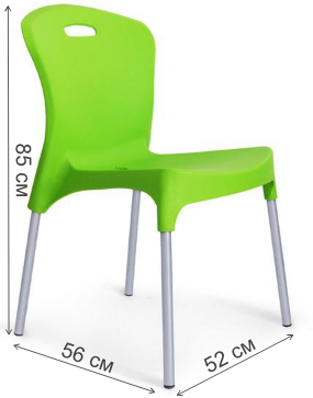 Стул Emy XRF-065-AW зеленый