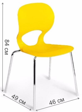 Стул Kony SHF-056-G желтый