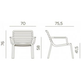 Пластиковое кресло 003/4025616000