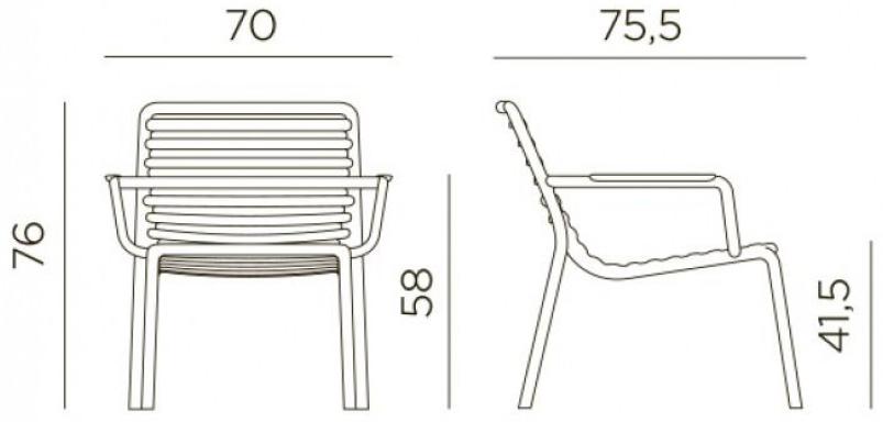 Пластиковое кресло 003/4025618000 грушевый