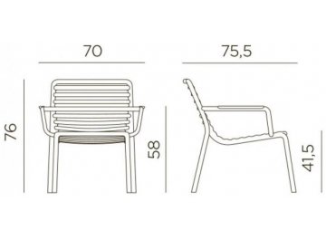 Пластиковое кресло 003/4025621000