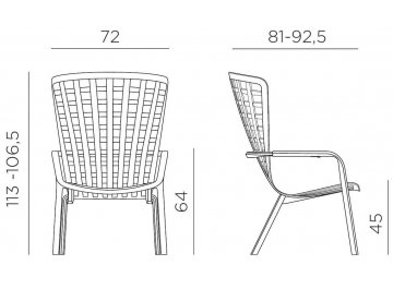 Пластиковое кресло 003/4030002/3630001152