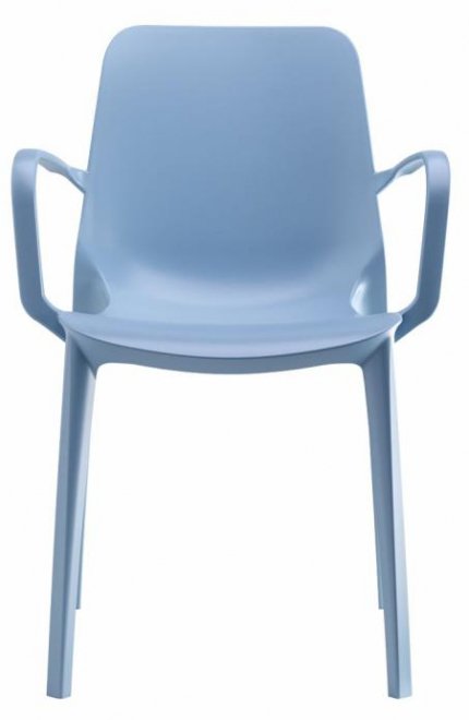 Пластиковое кресло Ginevra голубое