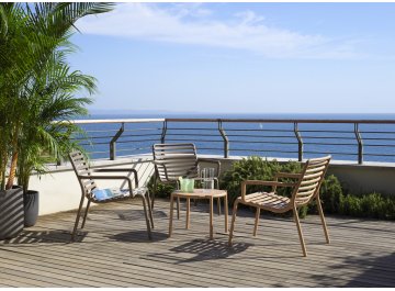 Лаунж-кресло пластиковое Doga Relax капучино