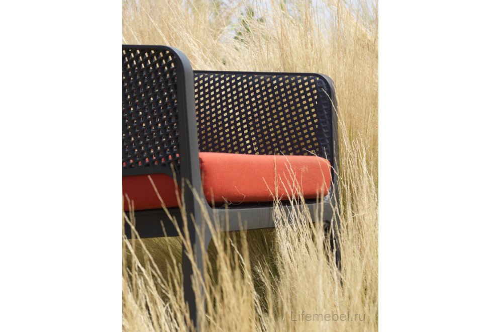 Кресло пластиковое Net Relax антрацит