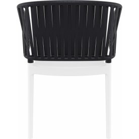 Кресло пластиковое Portofino белый / черный