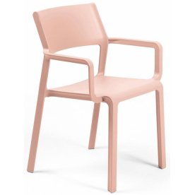 Кресло пластиковое Trill Armchair розовый