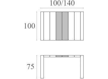 Стол пластиковый Vegas Table