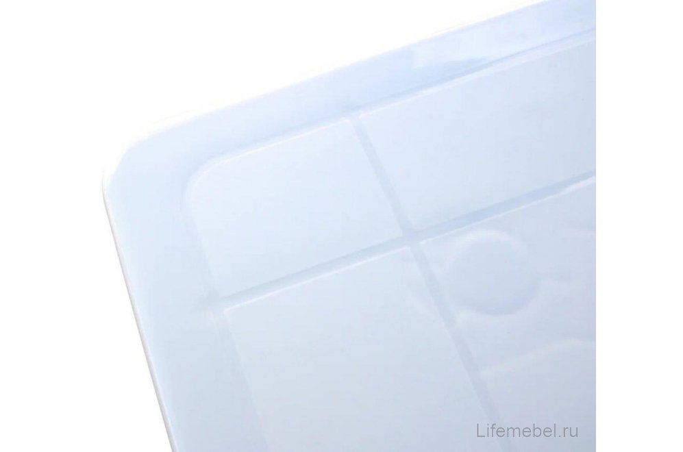 Пластиковый стол Солнце белый