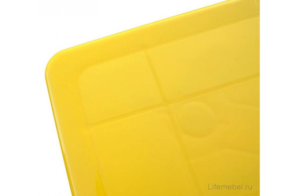 Пластиковый стол Солнце желтый