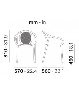 Пластиковый стул 015/3735BE