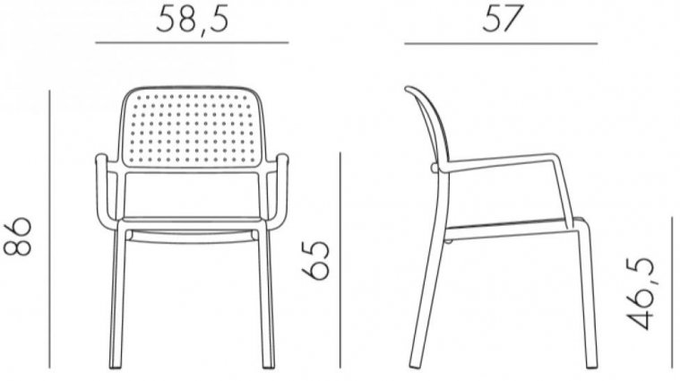 Пластиковый стул 003/4024216000 агава