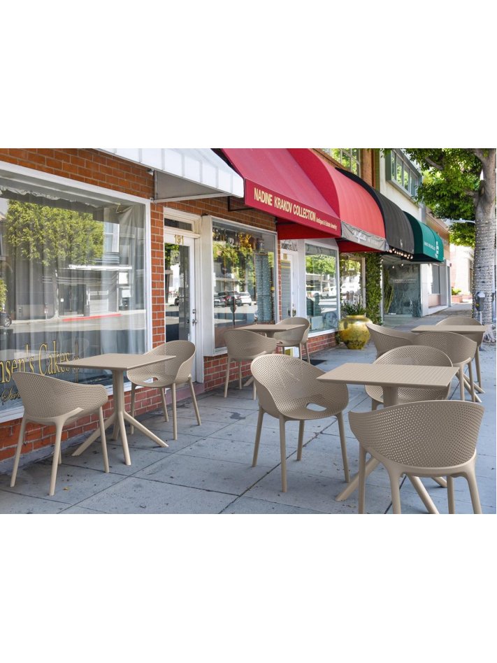 Пластиковый стул 234/151-0428 бежевый