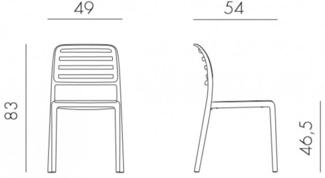 Пластиковый стул 003/4024502000 антрацит