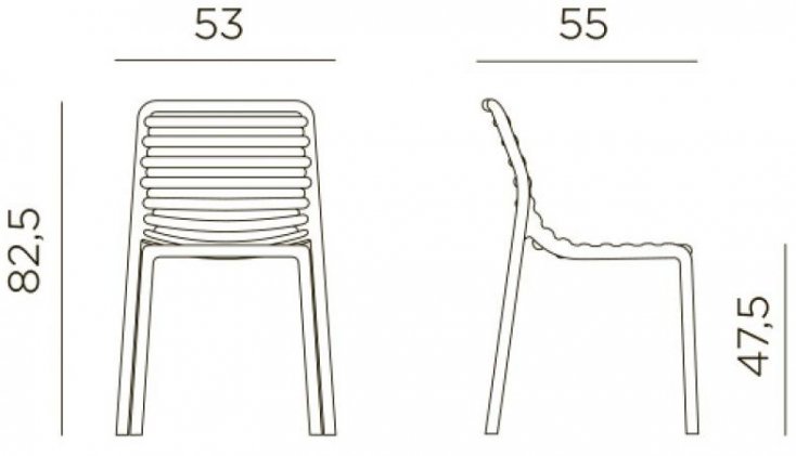 Пластиковый стул 003/4025516000 агава