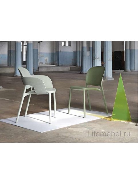 Пластиковый стул 005/238056 оливковый