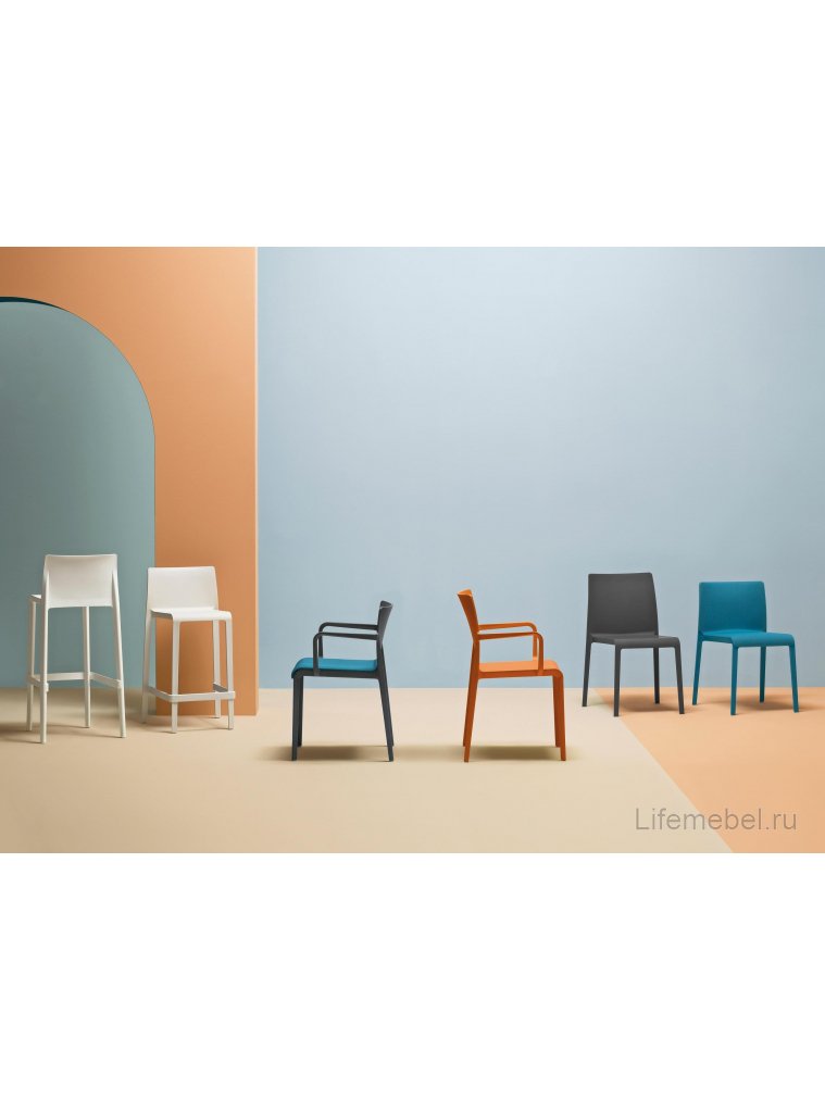 Пластиковый стул 015/673GA антрацит